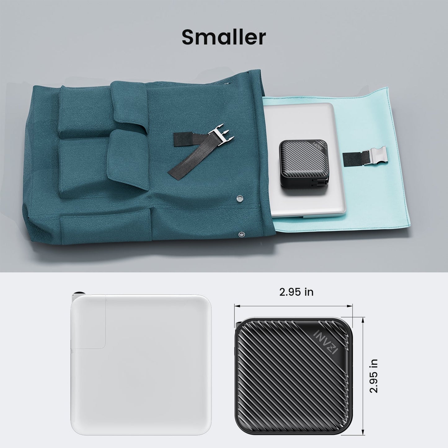 INVZI 140W Multi Port USB-C Fast Charger Adaptor