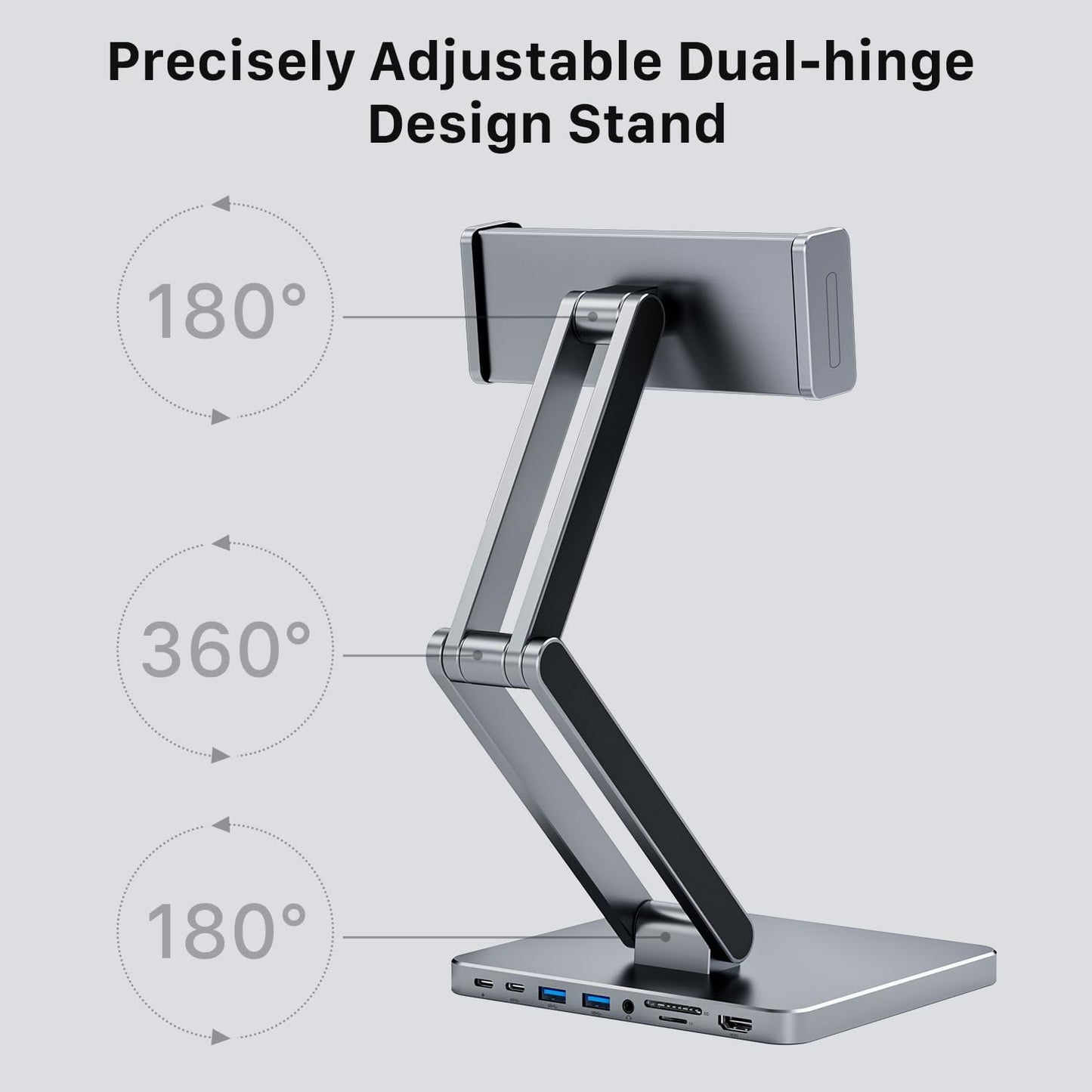 MagHub 8-in-1 Docking Station for iPad Pro and Android Tablets